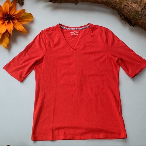 DESIGNER T SHIRTS WOMEN BUNDLE OF 4 NAUTICA TOMMY HILFIGER MICHAEL KORS LAUREN - Picture 5 of 10